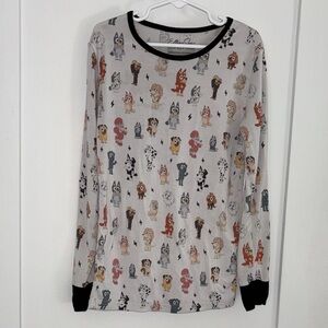 Kids Bluey Long Sleeve Pajama Set